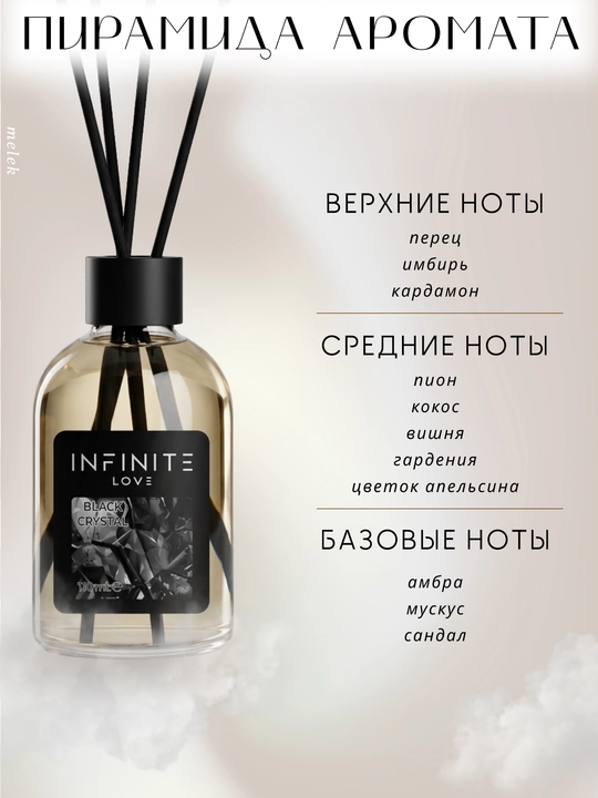 Аромадиффузор для дома INFINITE LOVE Black Crystal 110 ml