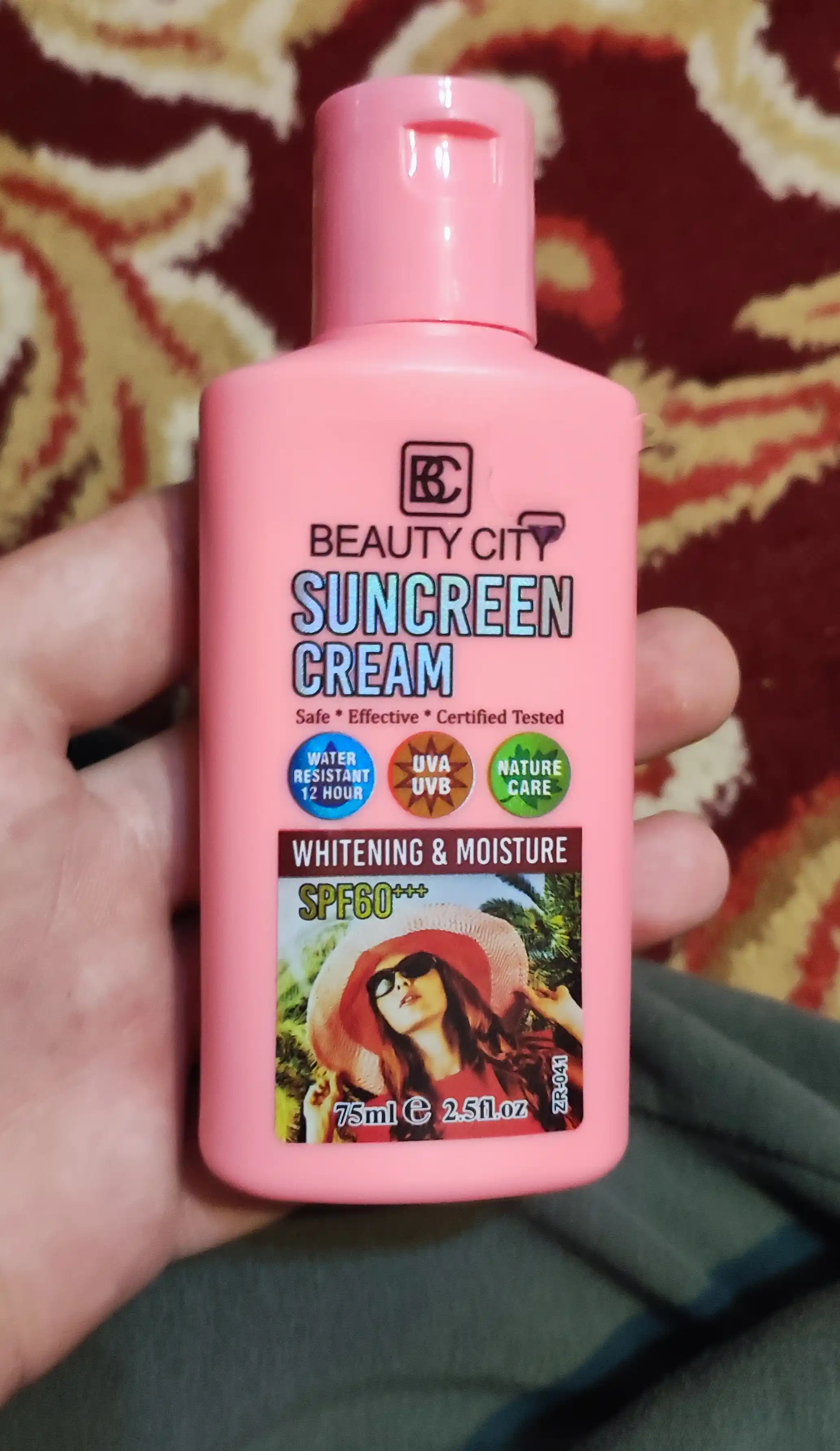 Солнцезащитный крем для лица Beauty City SPF60 отбеливающий