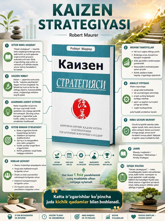 Robert Maurer — Kaizen strategiyasi - 