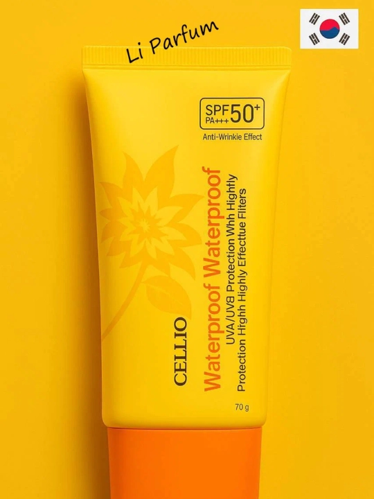 Cellio SPF 50+ PA+++ gialuron kislotali quyoshdan himoyalovchi
