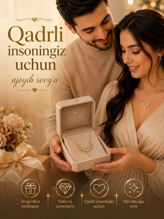Qanotli nafis marjon – ayollar uchun premium taqinchoq, oltin va kumush rang - 