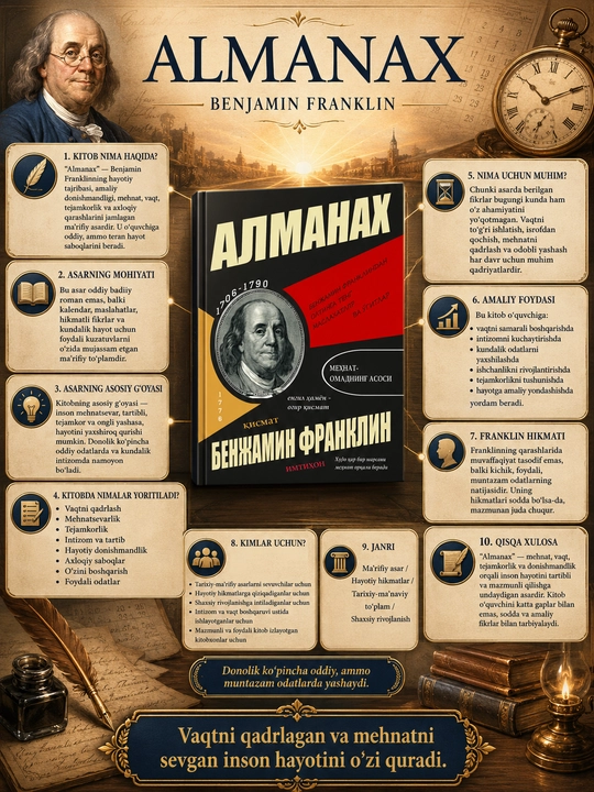 Бенжамин Франклин, Алманах - 
