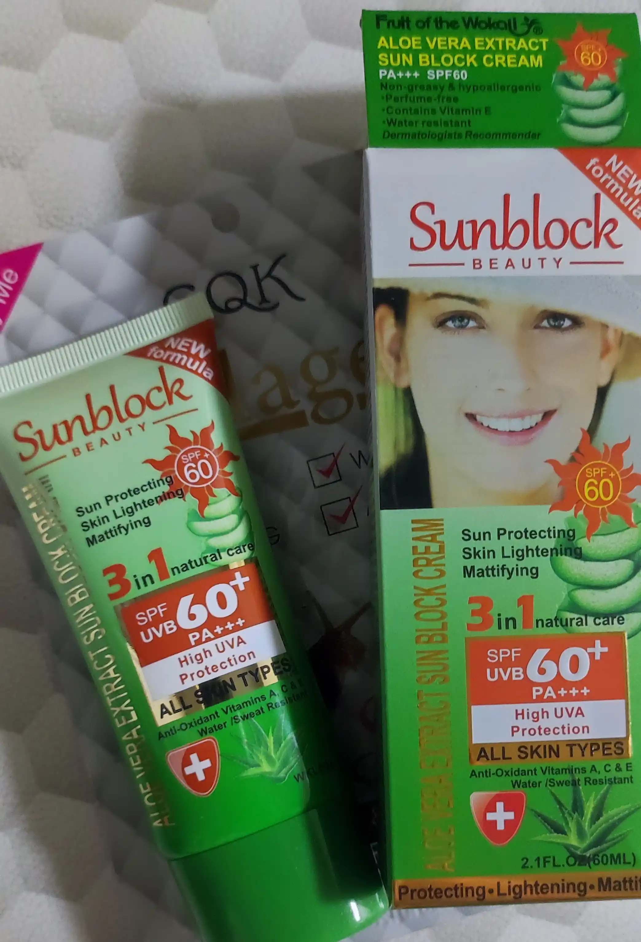 Quyoshdan himoyalovchi, namlantiruvchi, quyoshdan himoyalovchi krem, SPF 50, PA+++