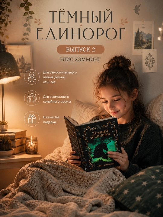 Книга Темный единорог Выпуск 2 Хэмминг Элис Эксмо художественная литература фэнтези 6+