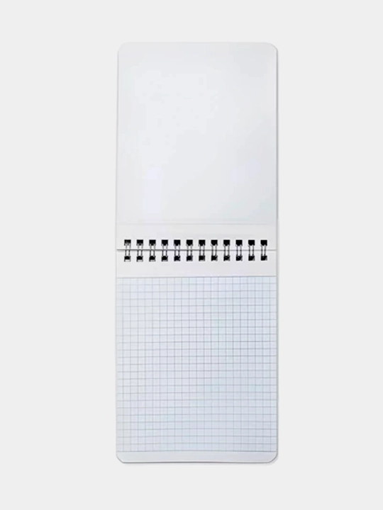 Блокнот Малый BRAUBERG, А6, 108х145 мм, 40 л, гребень, картон, клетка