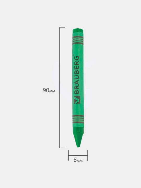 BRAUBERG mum qalamlari, 6 rang