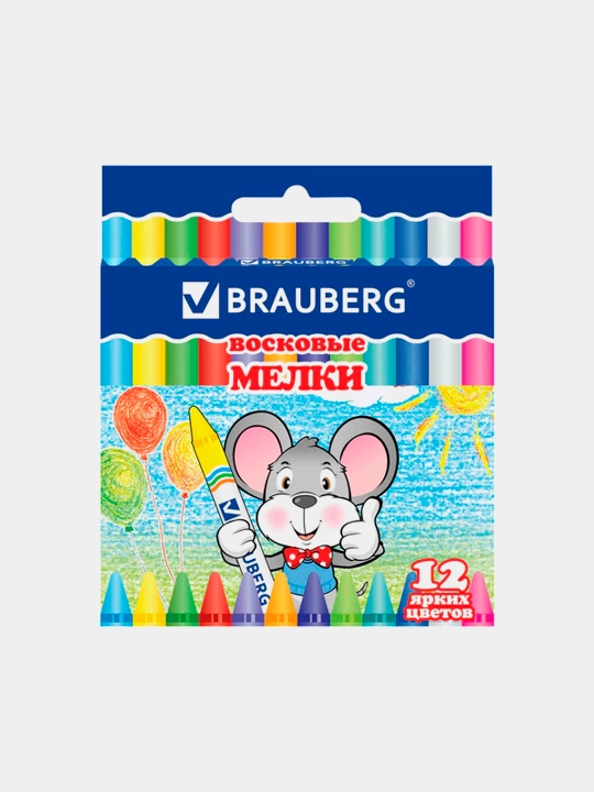 BRAUBERG mum qalamlari, 12 rang