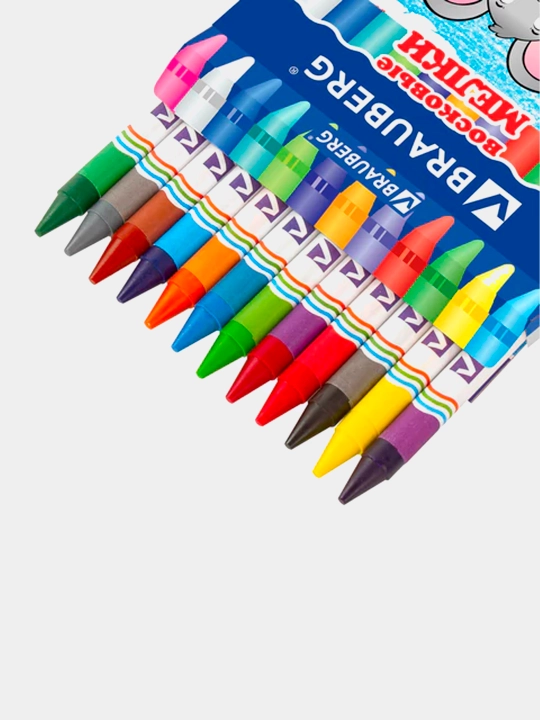 BRAUBERG mum qalamlari, 12 rang