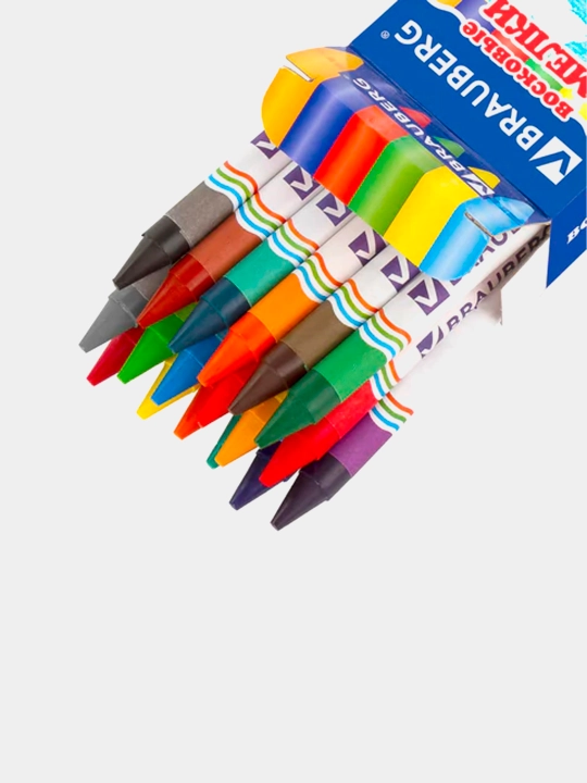 BRAUBERG mum bo‘rlari, 18 rang
