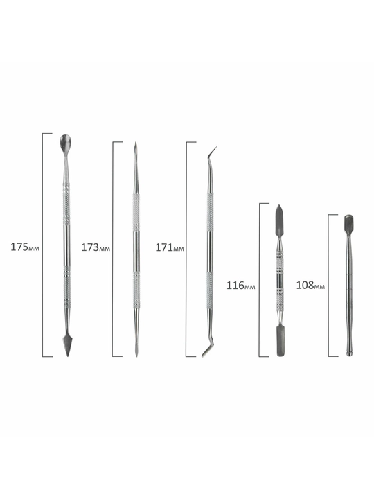 BRAUBERG ART Metalldan tayyorlangan loy va modelirlash steklari to'plami 5 ta, art. 271172 - 