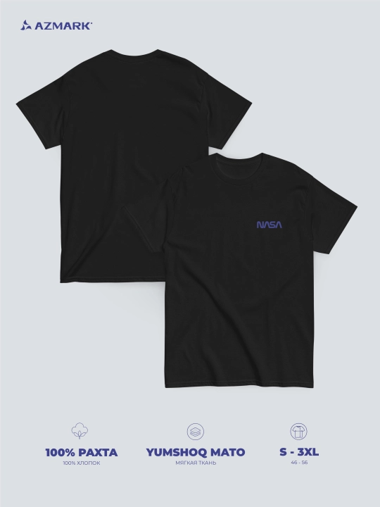 Футболка с принтом Azmark Cosmos Collections, унисекс