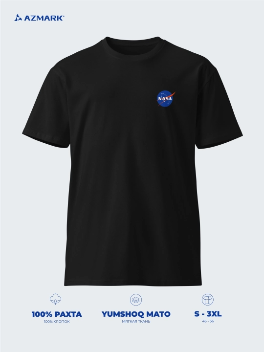 Футболка с принтом Azmark Cosmos Collections, унисекс