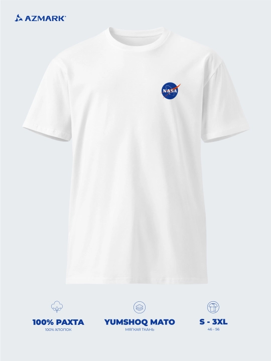 Футболка с принтом Azmark Cosmos Collections, унисекс