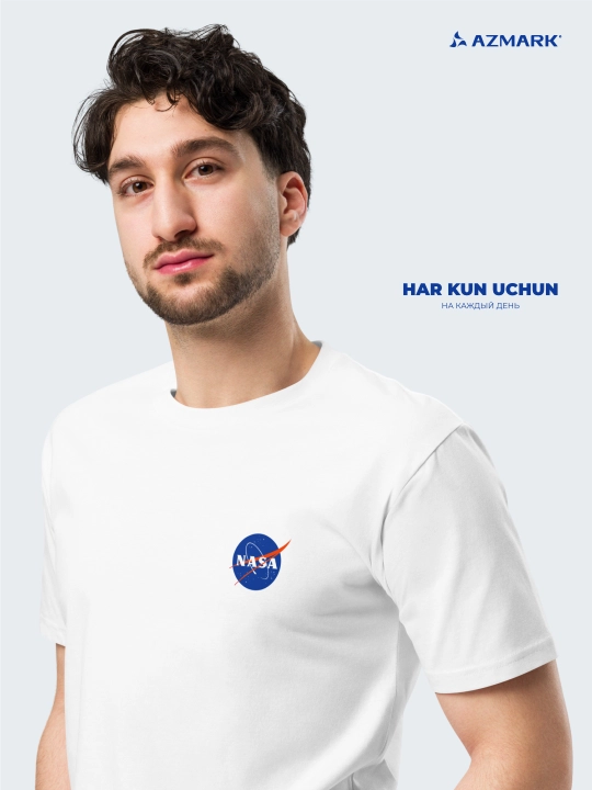 Футболка с принтом Azmark Cosmos Collections, унисекс