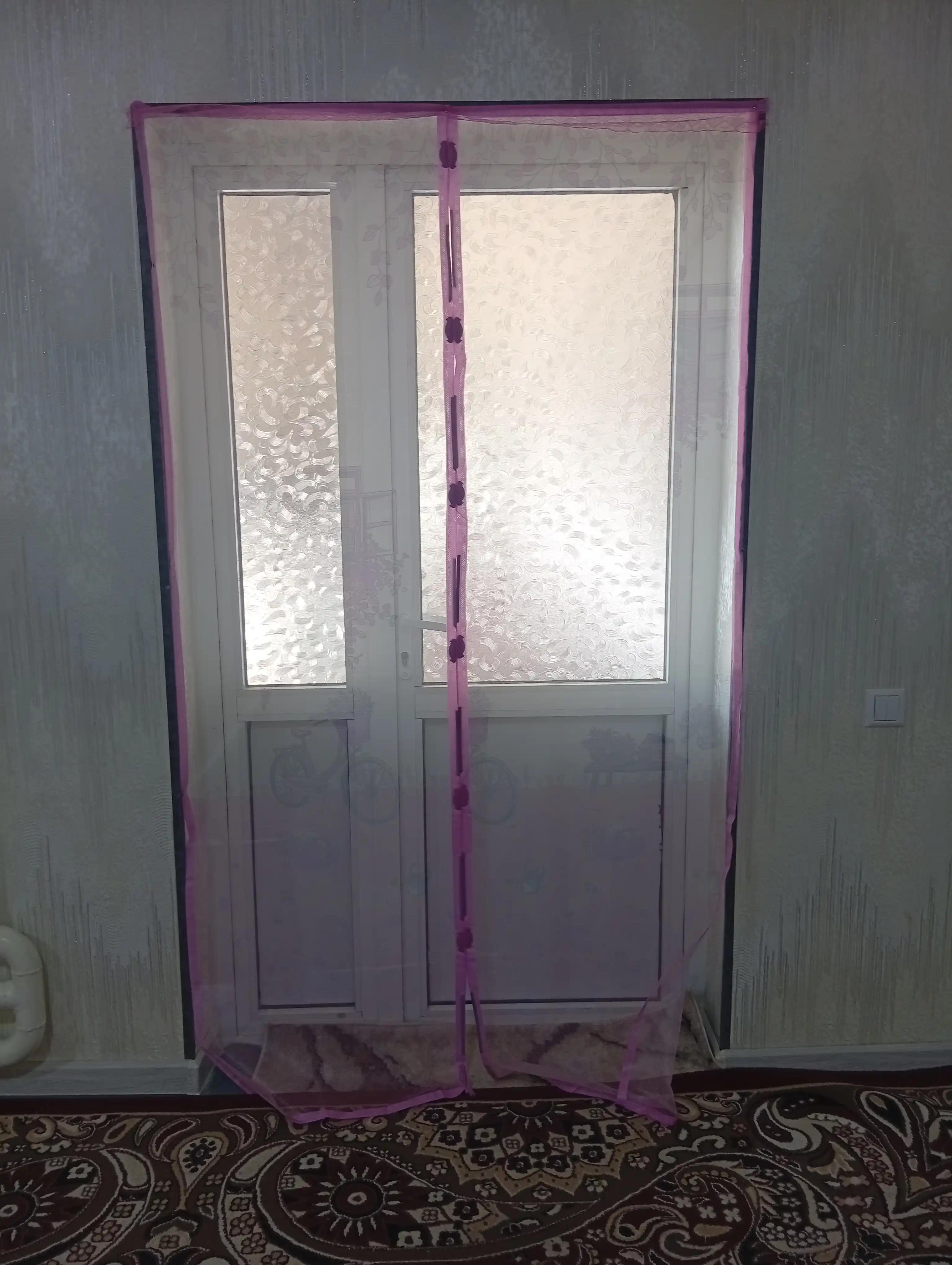 Chang va hasharotlardan himoya qiluvchi magnitli eshik chivin to‘ri, 90x210,100x210,120x210