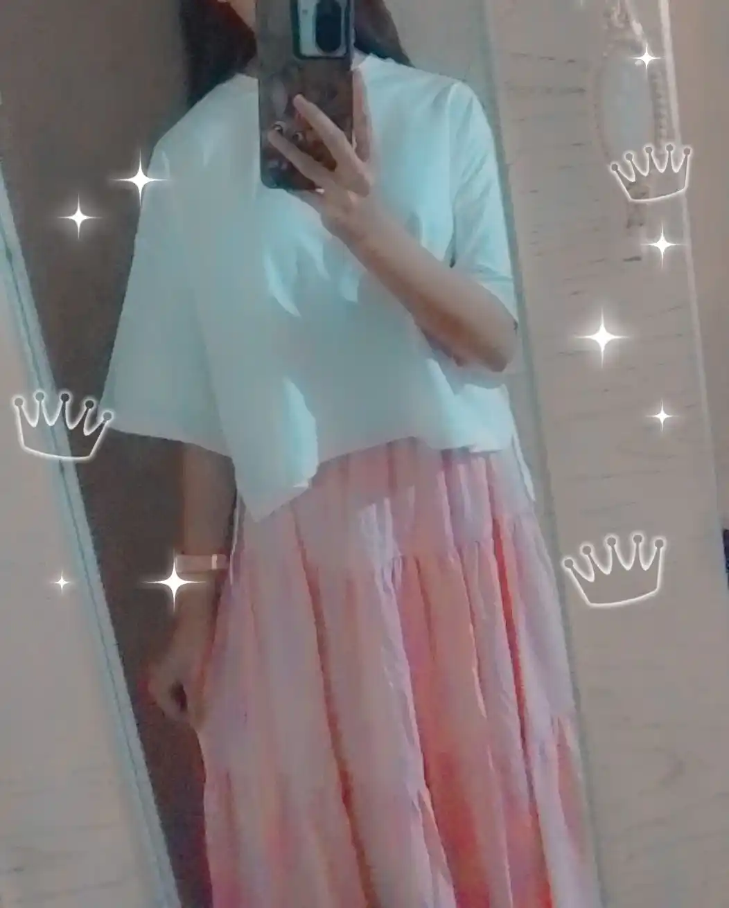 Yozgi yubka, midi, paxta