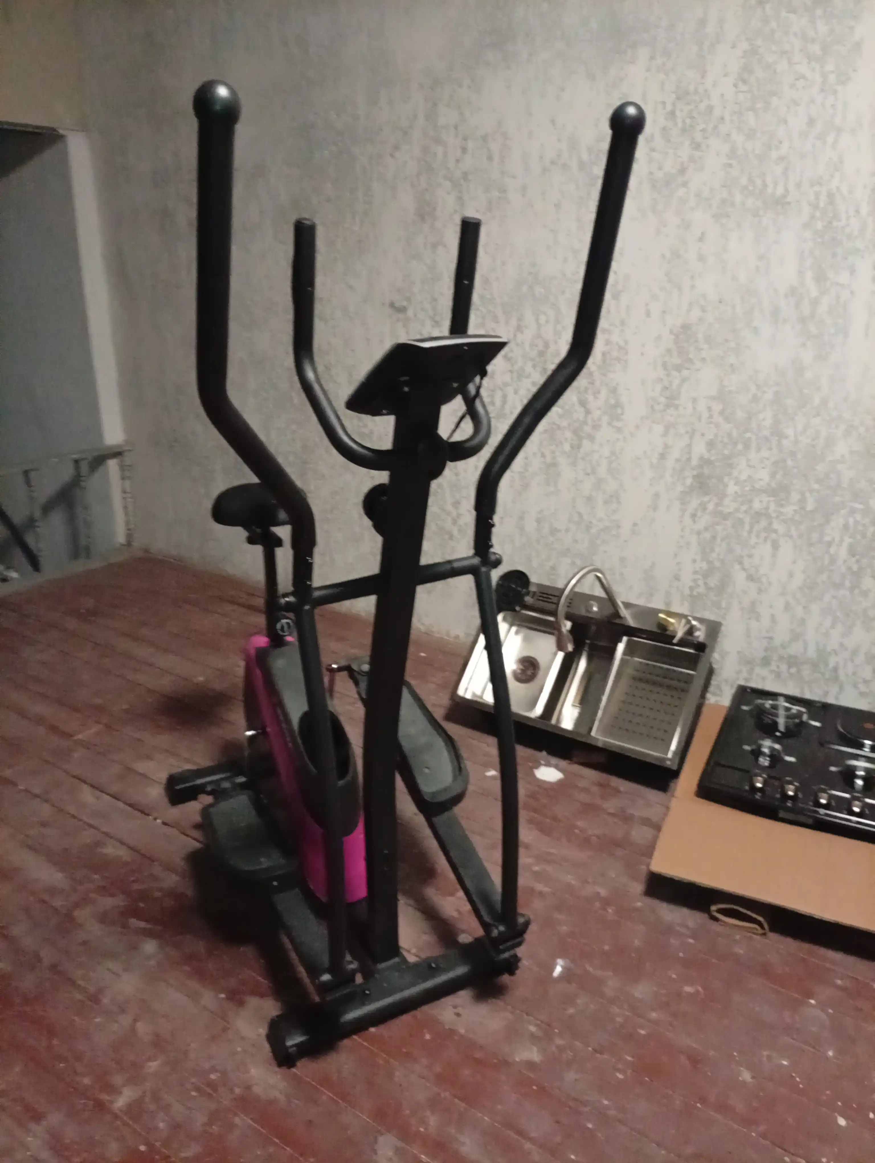 Dreamfit elliptik trenajyor 2 in 1, velo + elliptik, 8 daraja yuklama, 120 dan 130kg gacha