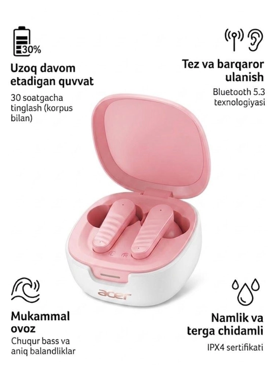 TWS, 5.4 chipli ENC shovqindan holi qiluvchi simsiz quloqchinlari