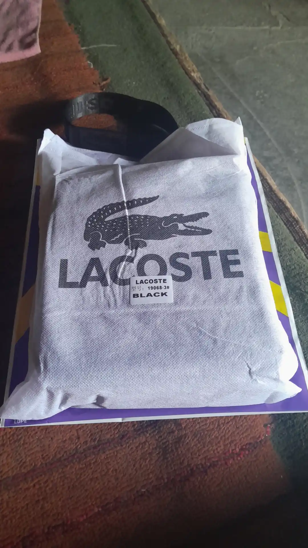 Мужская сумка через плечо, водонепроницаемая, барсетка, Lacoste
