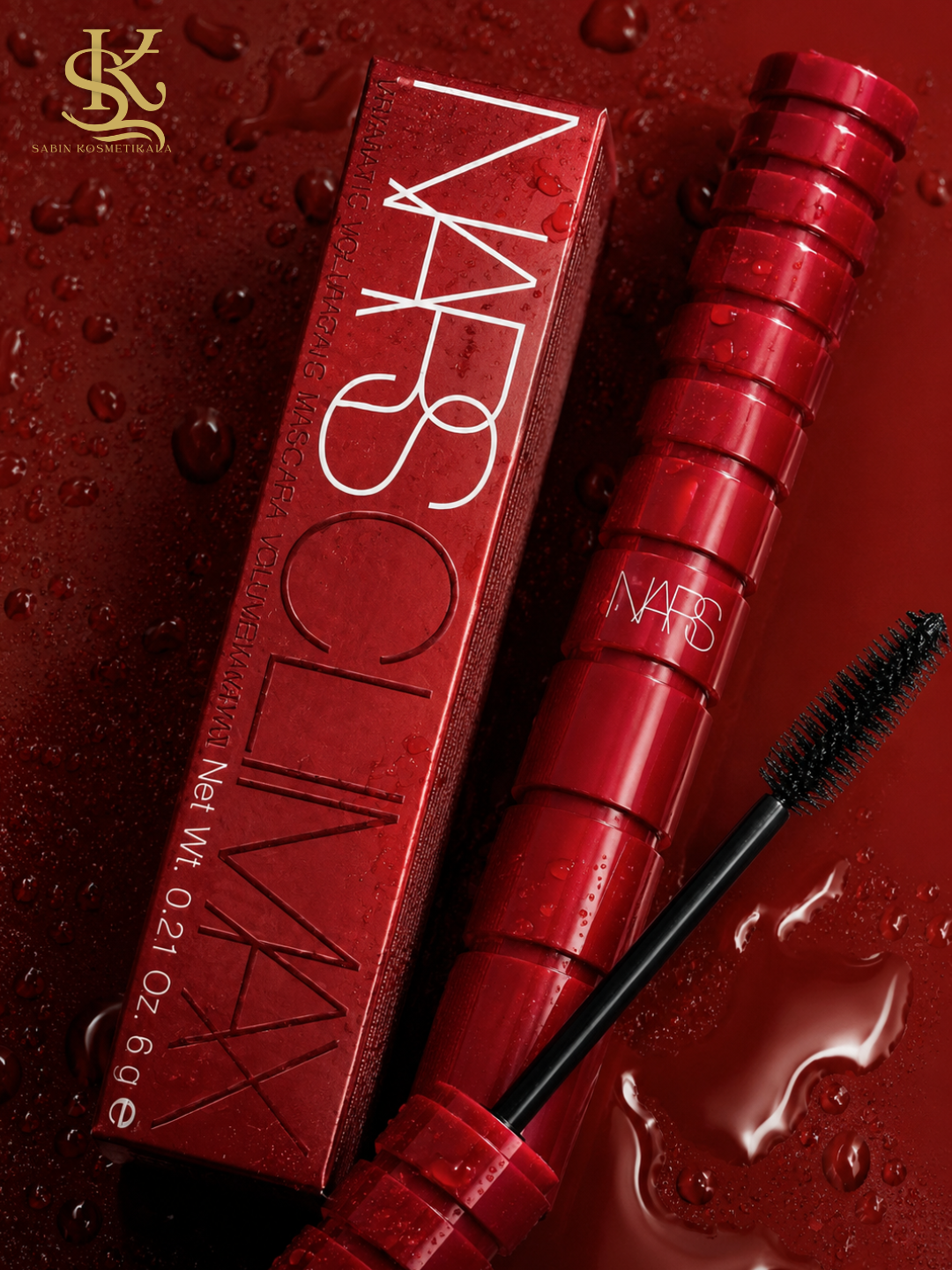 Объемная тушь для ресниц, выразительное разделение, NARS Climax mascara