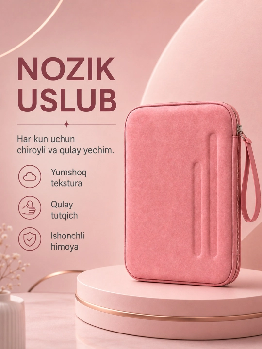 10 dyumli planshet va aksessuarlar uchun mustahkam himoya sumkasi