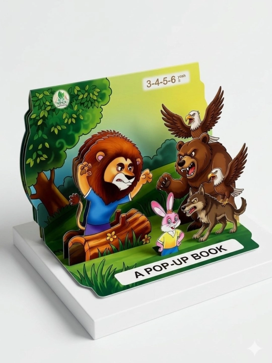 3D Pop-Up книга «Волшебные Сказки» — увлекательный мир оживающих сказок - 