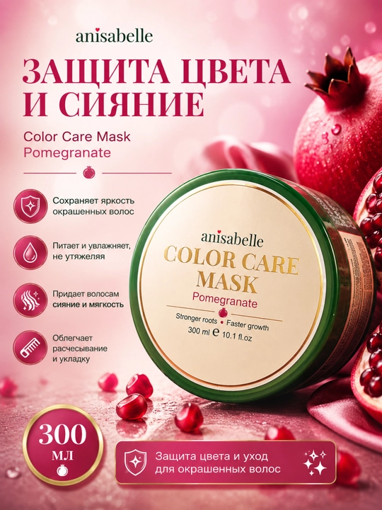 Маска для волос. Anisabelle Hair Mask, 300 мл, увлажнение, восстановление и уход
