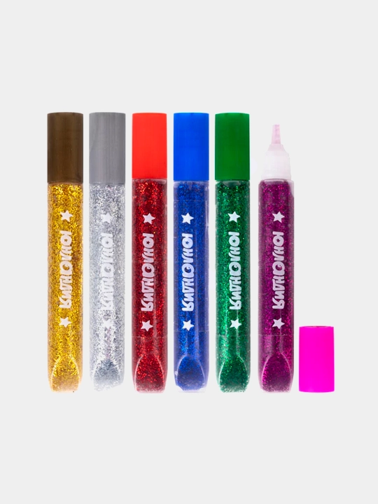 YUNLANDIYA yaltiroq gel, 6 rang, 10,5 ml dan