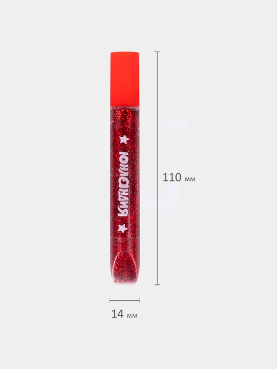 YUNLANDIYA yaltiroq gel, 6 rang, 10,5 ml dan