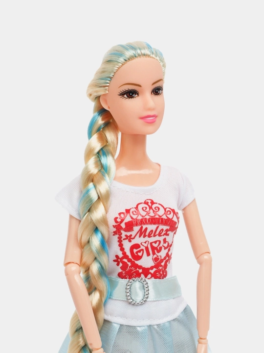 Qo‘g‘irchoq, uzun sochli moda qo‘g‘irchoq, qizlar uchun Fashion Pretty Girl