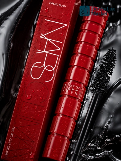 Тушь для ресниц, удлинением и стойким черным, водостойкий эффектом, NARS Climax black Mascara