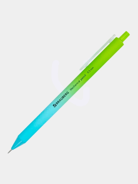 Mexanik qalam 0,5 mm, BRAUBERG SOFT GRADE, soft-touch korpus assortimenti, 3 dona