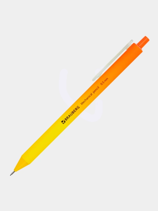 Mexanik qalam 0,5 mm, BRAUBERG SOFT GRADE, soft-touch korpus assortimenti, 3 dona