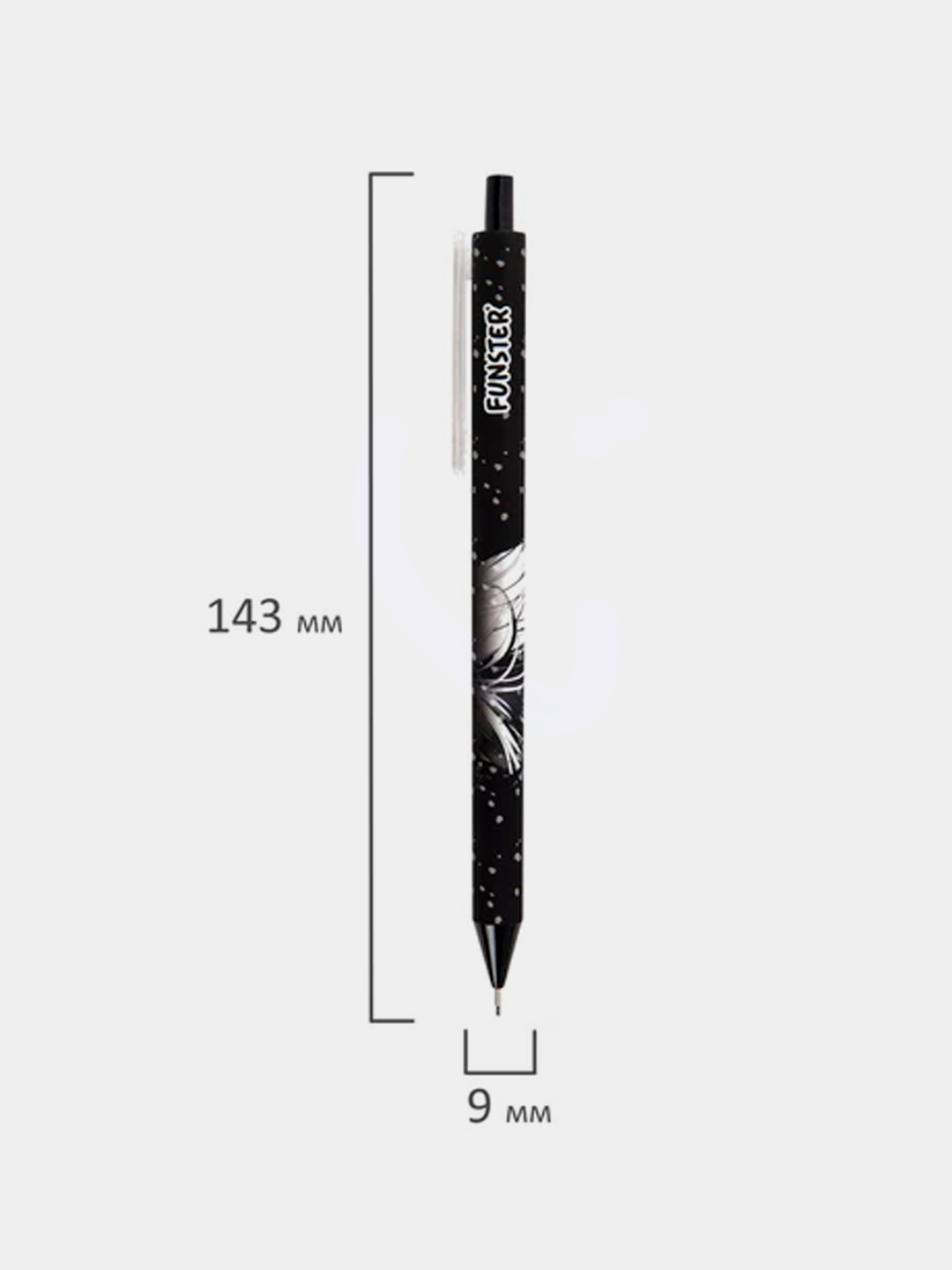 Mexanik qalam 0,7 mm bosma bilan, FUNSTER, yumshoq teginishli korpus assortimenti, 3 dona