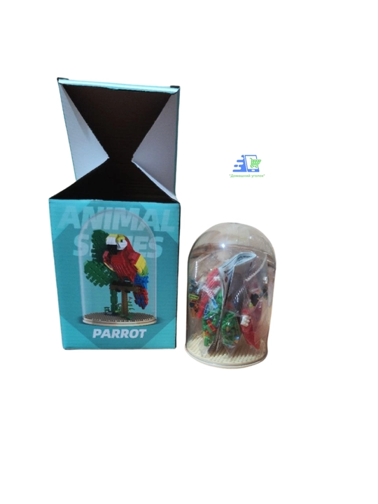 Детский конструктор Животное в колбе Animal Series, мини-блоки, 12+