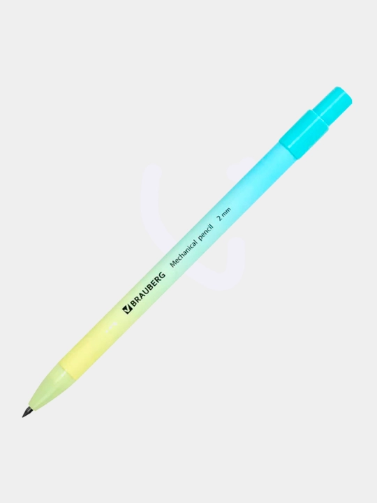Mexanik tsilindrsimon qalam 2 mm, GRADE PASTEL, charx, korpus assortimenti, 3 dona