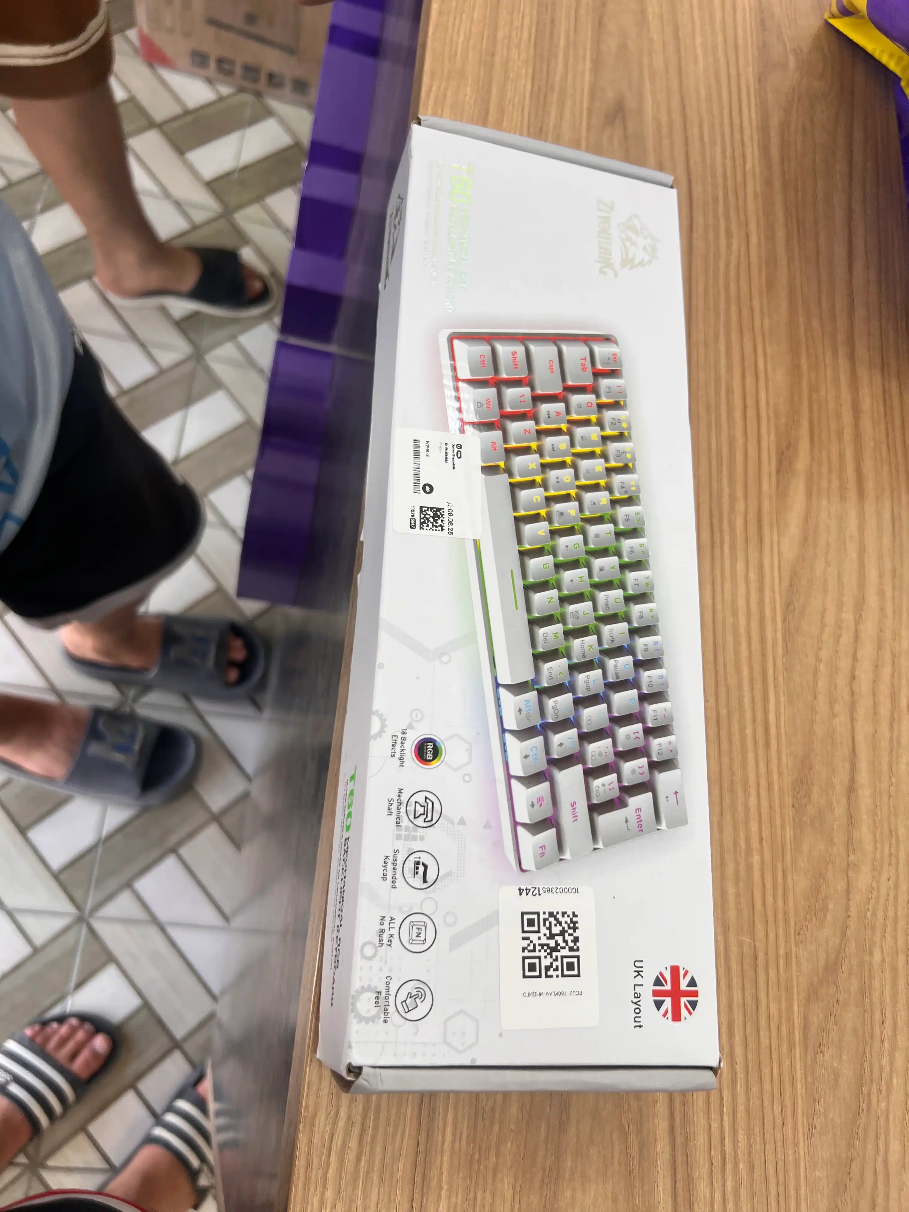 O'yin mexanik klaviaturasi T60