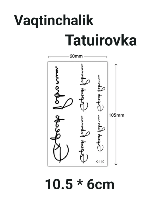 Vaqtinchalik tatuirovkalar - 