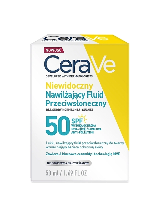 CERAVE SPF50 YUZ UCHUN  NAMLASHTIRUVCHI SUYUQLIK 50ML