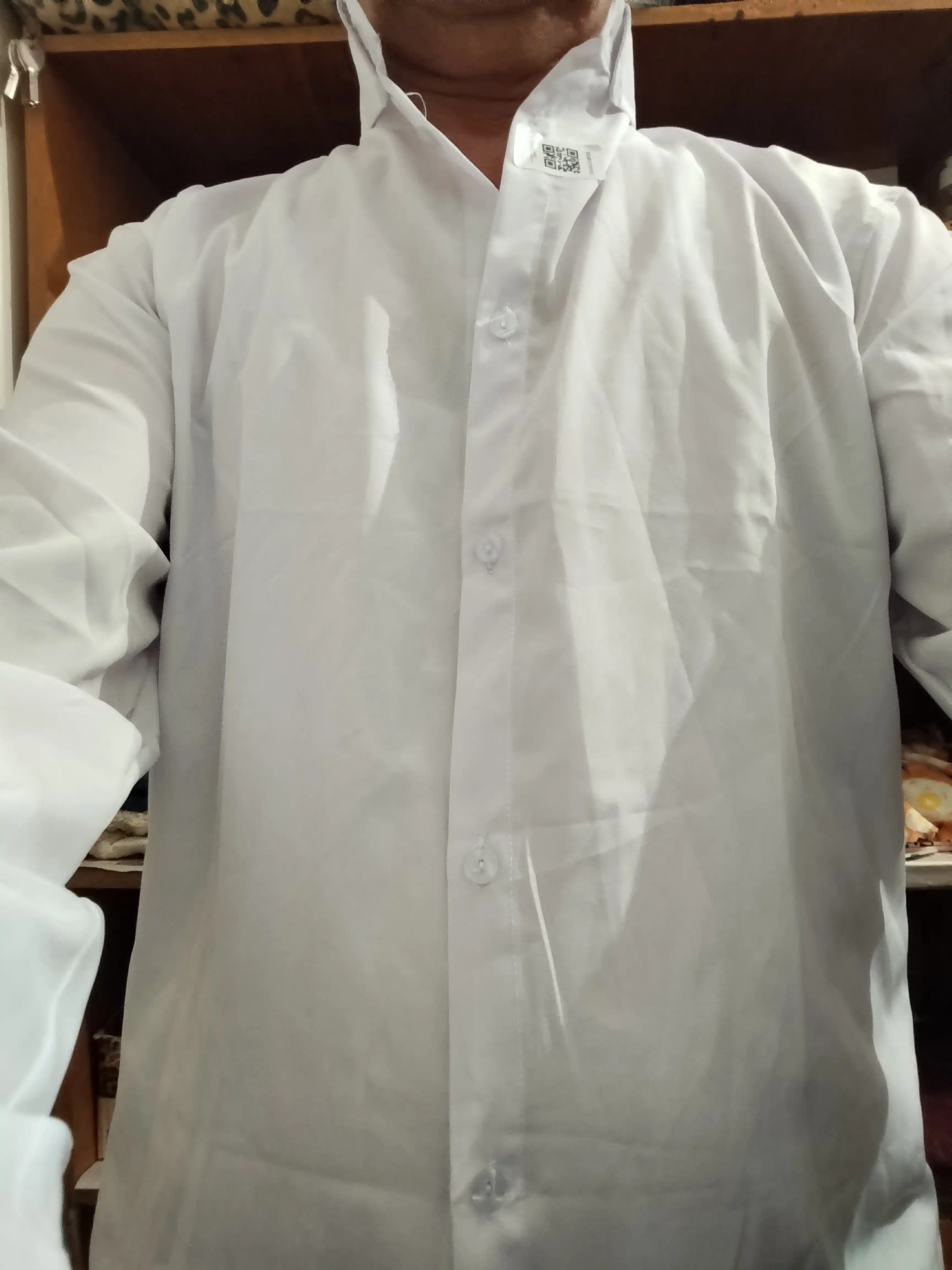 Erkaklar ko‘ylagi, klassik, belga yopishgan, yo‘l-yo‘l, bir xil rangli Slim Fit