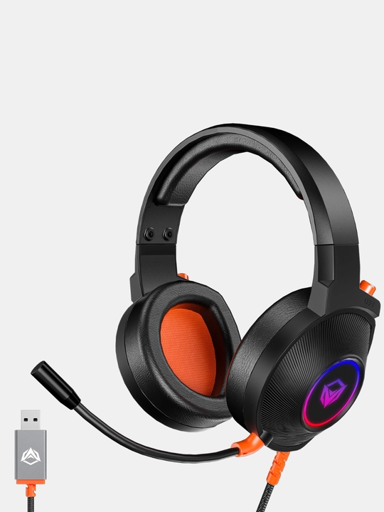 Quloqchin RGB yoritgichli o‘yinlar uchun Meetion HP012 RGB Gaming Headset