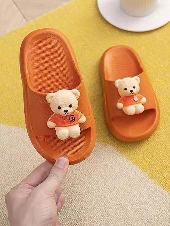 Тапочки для девочек и мальчиков, шлёпанцы Bear EVA, размер 24-35