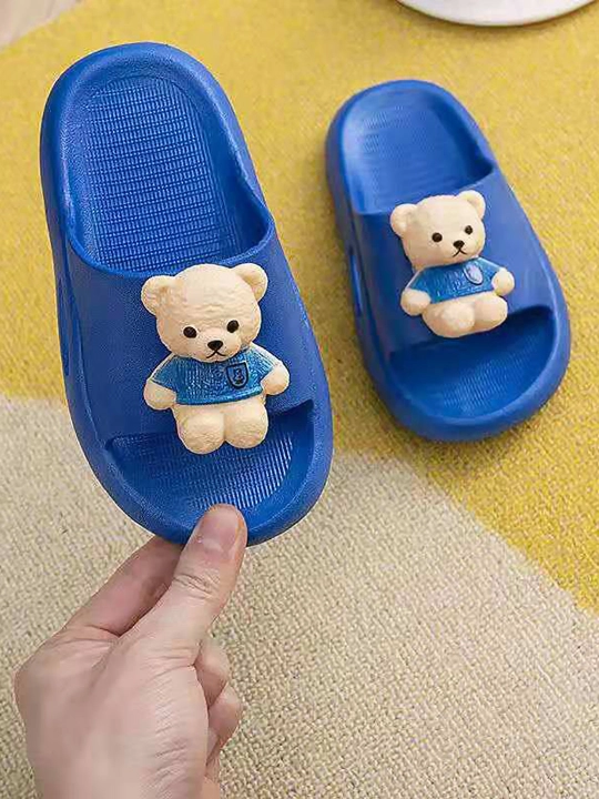 Тапочки для девочек и мальчиков, шлёпанцы Bear EVA, размер 24-35
