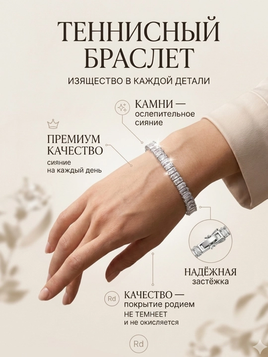 Браслет тенниска
