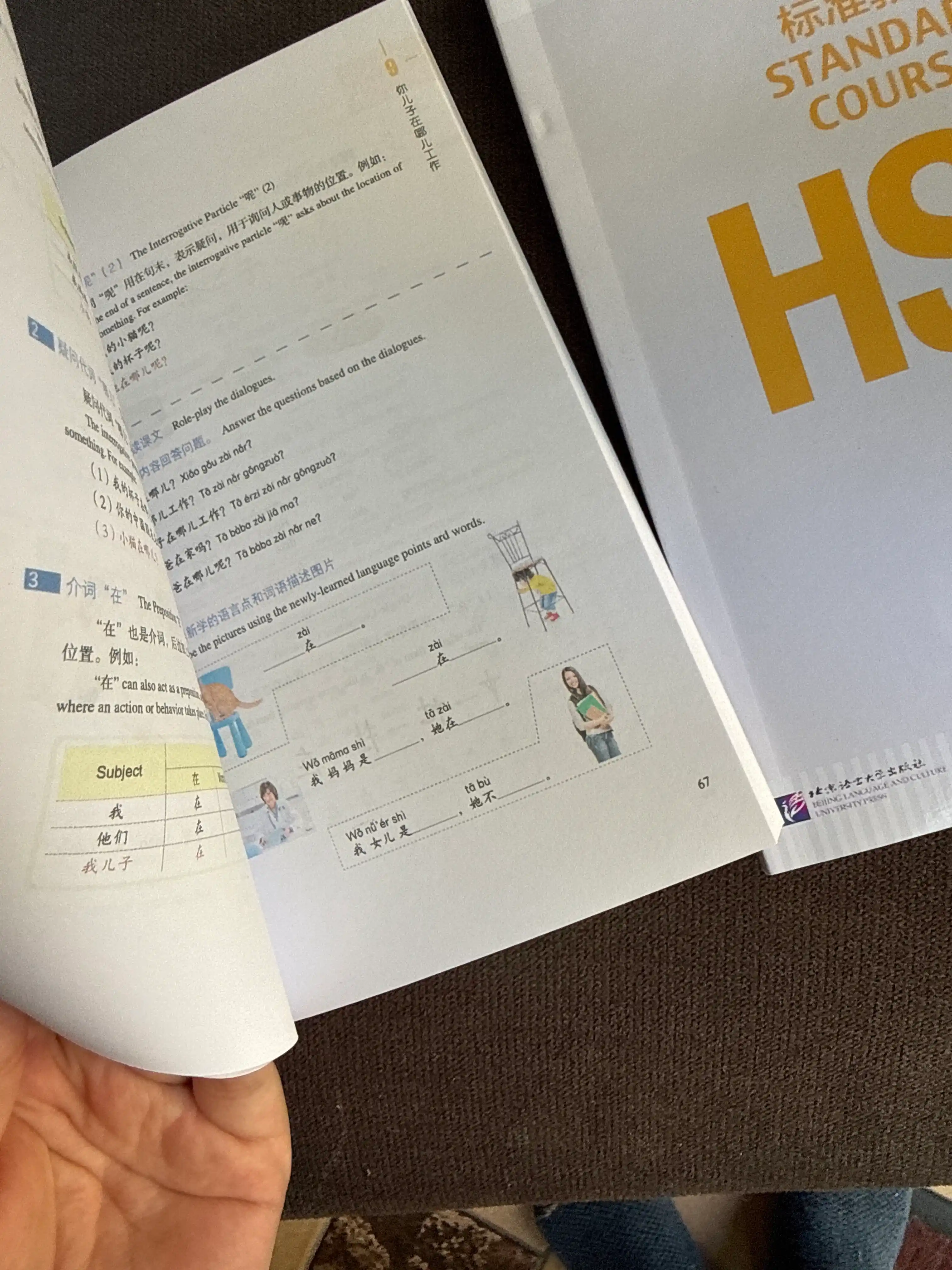 HSK Standard Course 1,2,3, Student's book+Workbook A5 va A4 formatda Jiang Liping