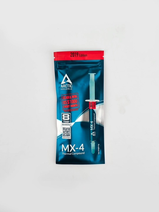 Arctic MX-4 4g termopasta protsessor va videokarta uchun yuqori issiqlik o'tkazuvchanligi