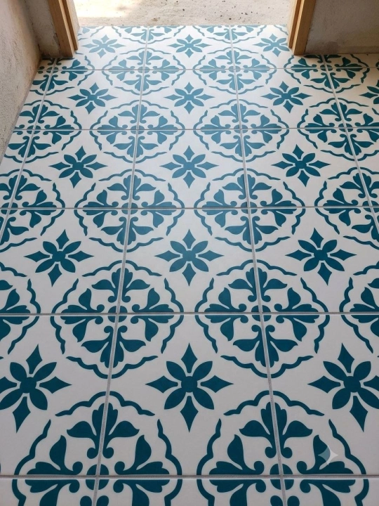 Мароканская самоклейка, 20 × 20 см, для пола и стен, влагостойкая ПВХ плитка