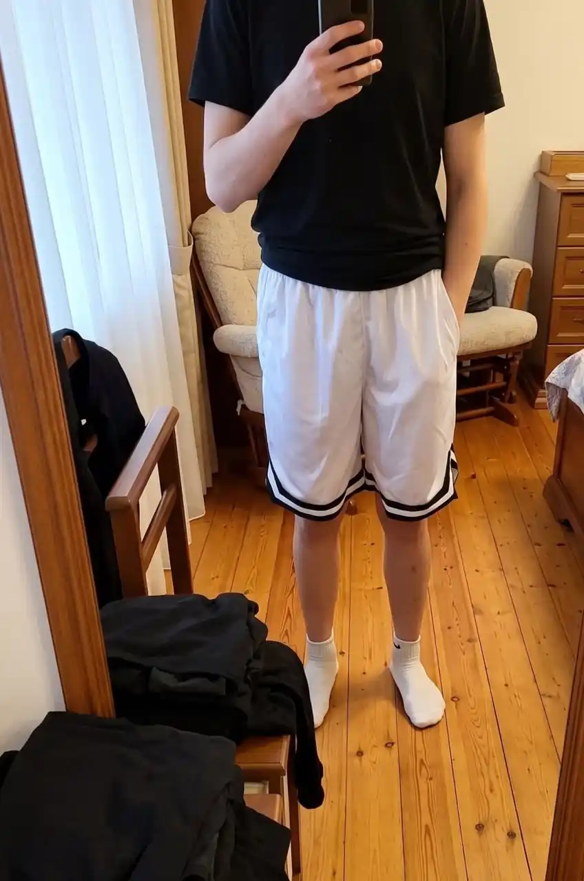 Cho‘ntakli erkaklar shortigi, nafas oluvchi, sport, kattalar va bolalar uchun, Dry-Fit