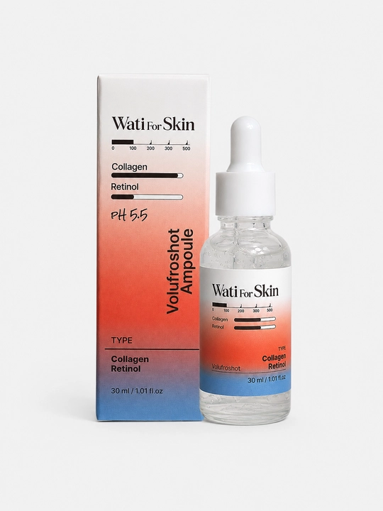 Ампула Wati for Skin Collagen Retinol Volufroshot с коллагеном и ретинолом для лица, 30 мл