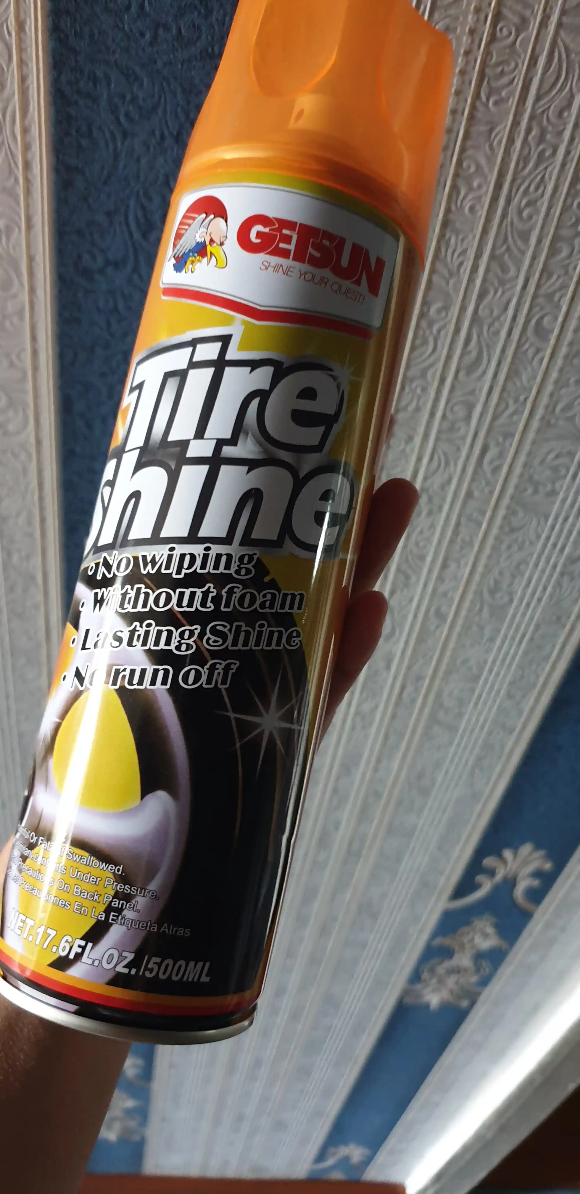 Чернитель резины для шин Getsun Tire, 500 мл